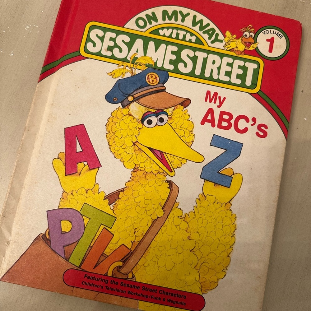 Vintage Sesame Street My ABC's Book - Colorful Educational Fun